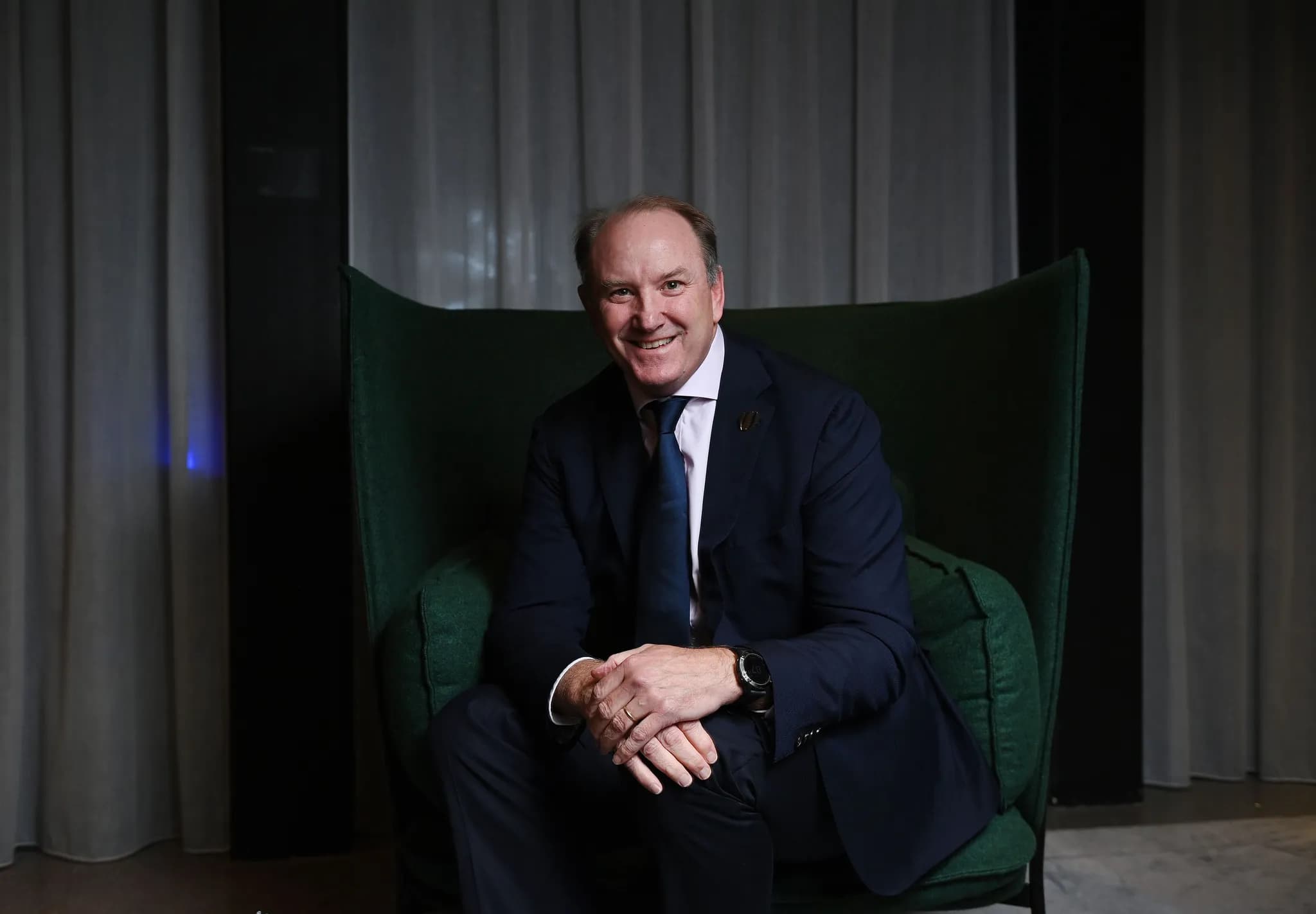 Brett Robinson is the first person from the Southern Hemisphere to be elected to World Rugby chair. Photo: World Rugby