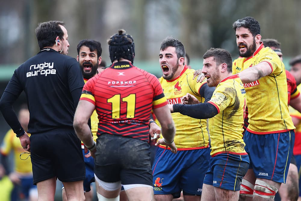 Spain were unhappy with the officiating in their loss to Belgium. Photo: Getty Images