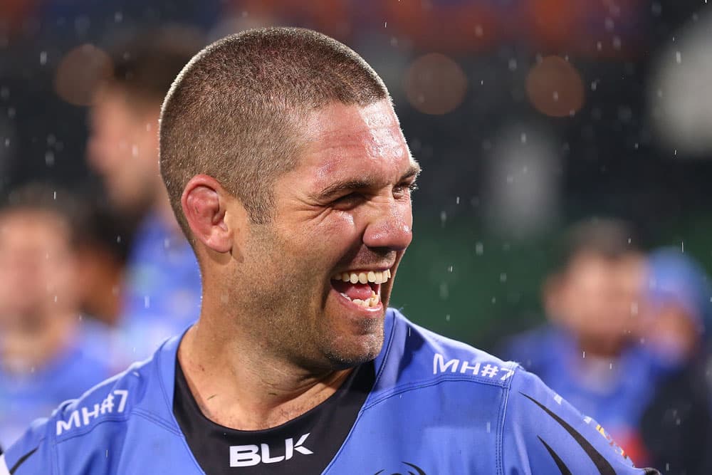 Matt Hodgson had a special farewell in Perth. Photo: Getty Images