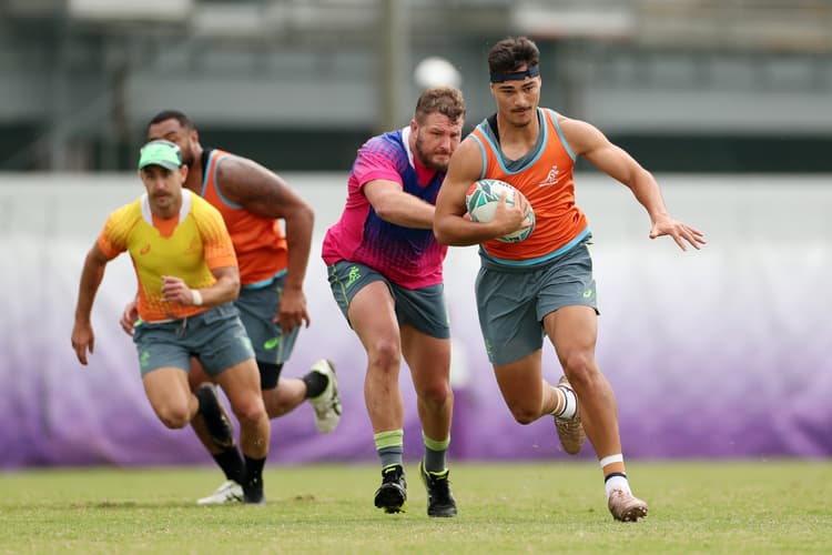 Jordan Petaia is weighing up his options after being waived and then placed on the injured reserves list by Los Angeles. Photo: Getty