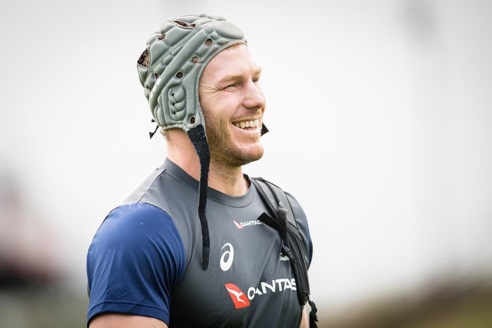 Wallabies in at training today. Photo: Getty