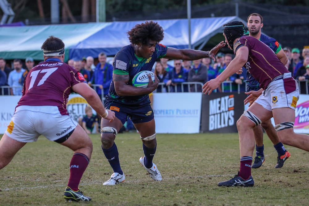Former Wallaby Radike Samo was back for GPS last weekend. Photo: QRU Media