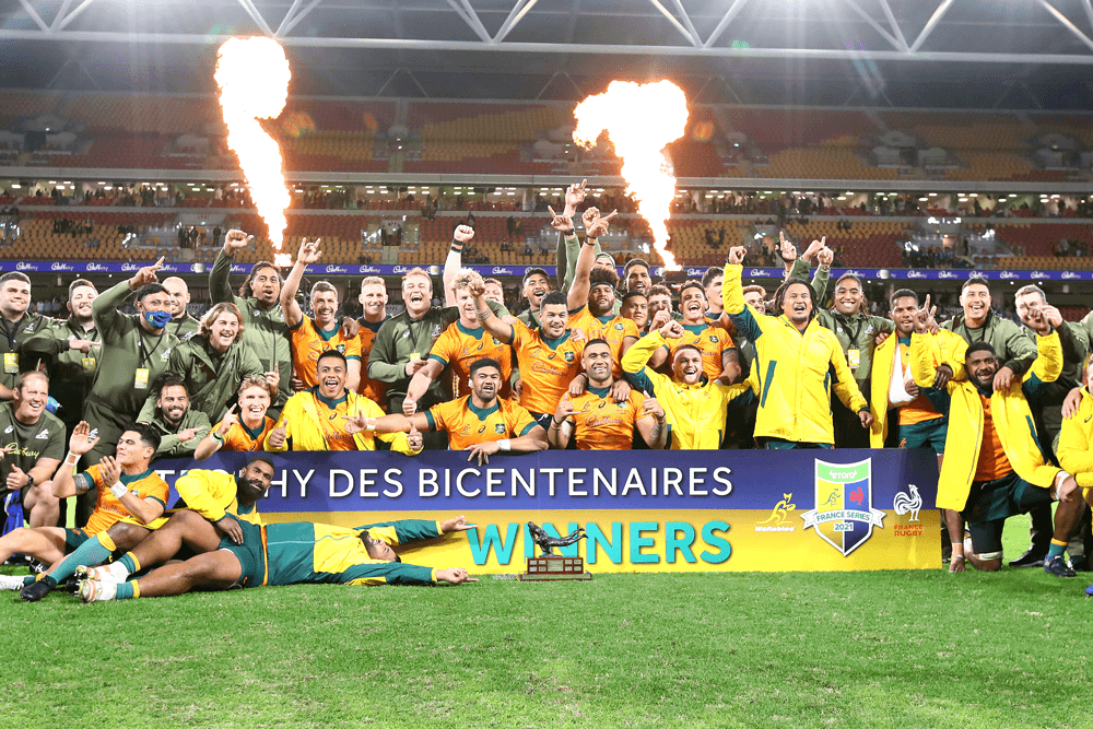 The Wallabies secured the Series after an epic decider. Photo: Getty Images