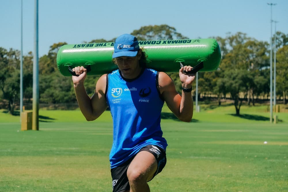 Bayley Kuenzle and the Western Force are out to make a statement against the Kiwi sides. Photo: Western Force 