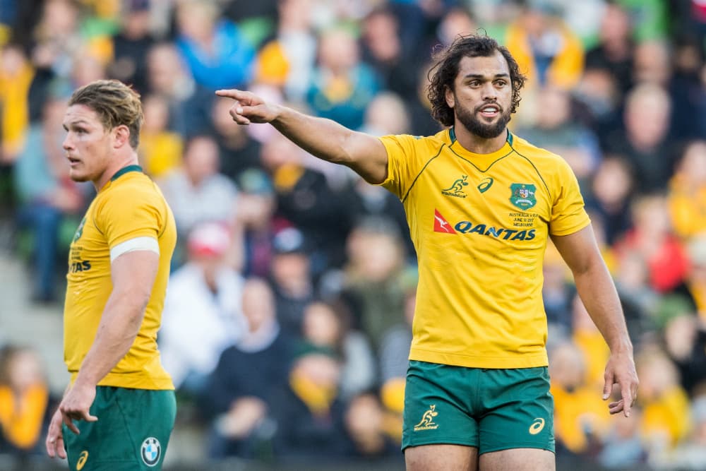 Karmichael Hunt's future in Australia remains precariously poised. Photo: RUGBY.com.au/Stuart Walmsley