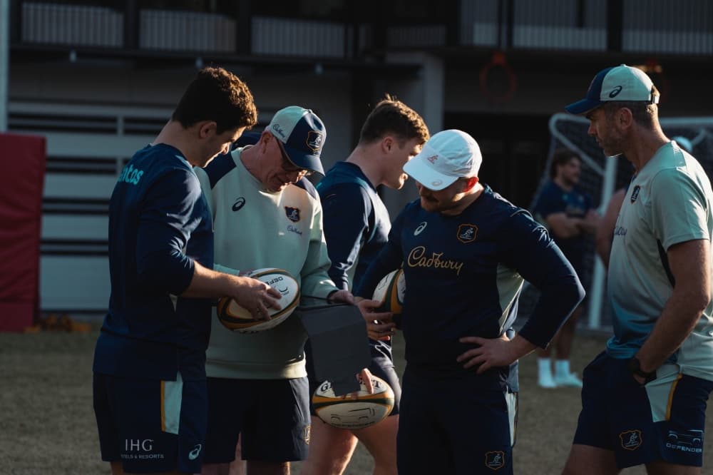 Mike Cron and the Wallabies are turning their scrum into a weapon. Photo: Getty Images