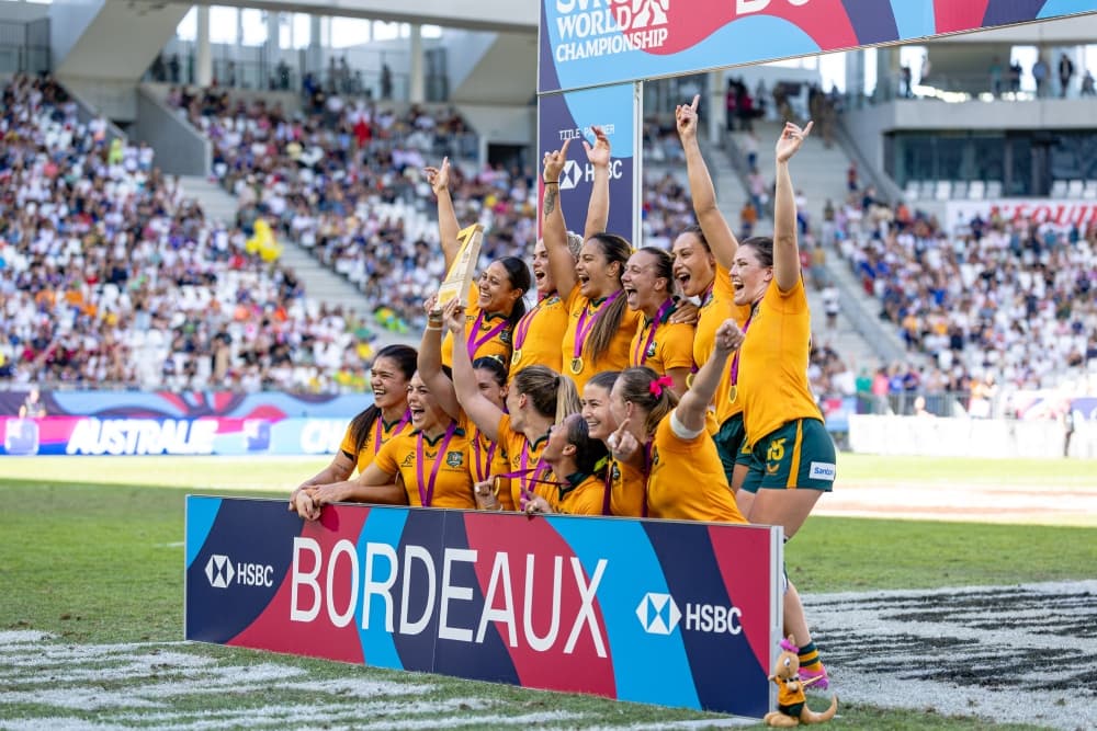 The Aussie Sevens react to their World Championship campaign in Bordeaux. Photo: World Rugby