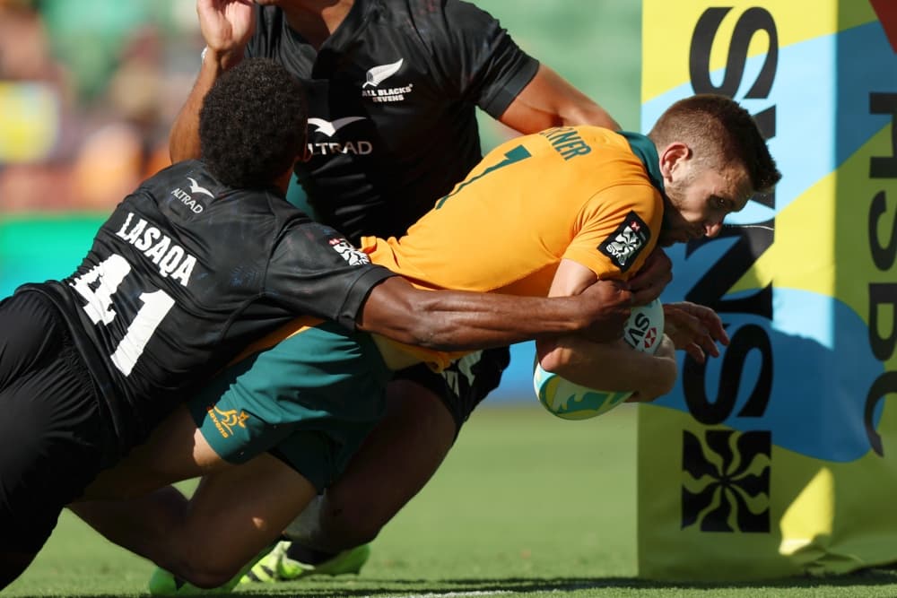 Australia have claimed bronze after Josh Turner scored right at the full time siren against New Zealand. Photo: Getty Images