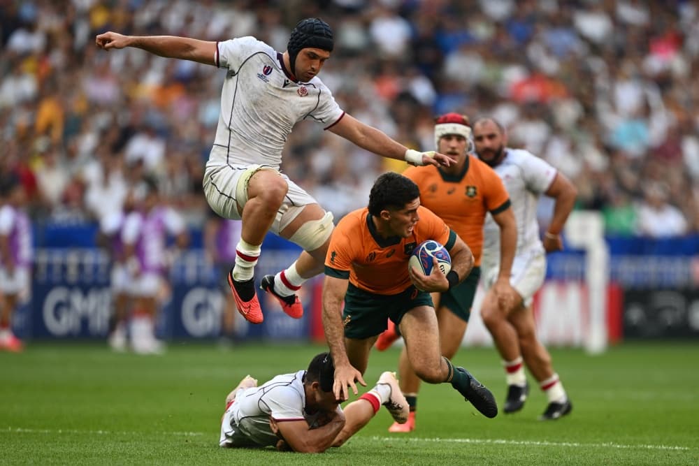 The Wallabies take on Georgia in Sydney. Photo: Getty Images