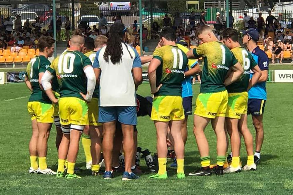 The Aussie men went through day one undefeated. Photo: CC7s Facebook