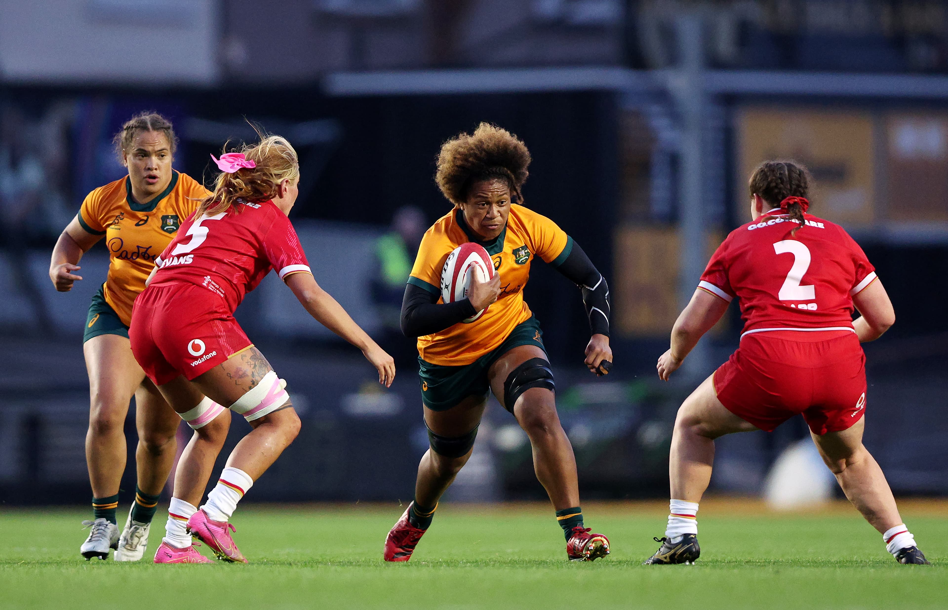 Wallaroos forward Tabua Tuinakauvadra will join Leicester at the end of the 2026 international season. Photo: Getty Images