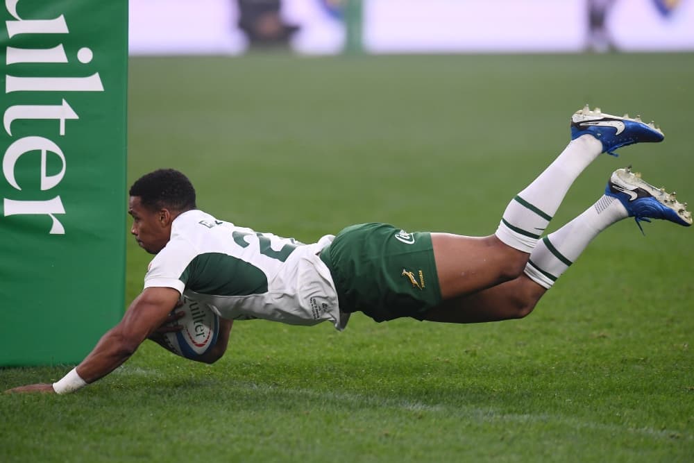Another red card couldn't stop South Africa as they took down Italy. Photo: Getty Images