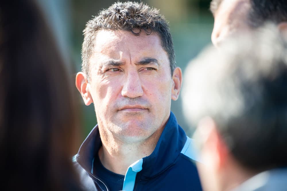 Daryl Gibson has an immediate challenge to consider when it comes to Israel Folau's absence. Photo: RUGBY.com.au/Stuart Walmsley