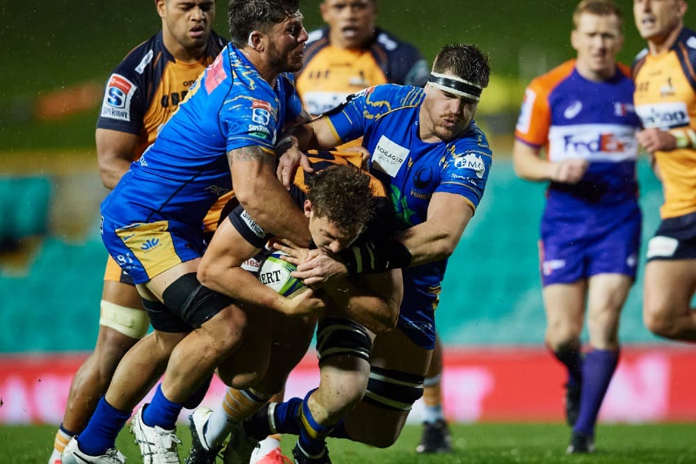 Bayley Kuenzle made a strong first impression for the Brumbies wearing the No.10 jersey. Photo: Getty Images