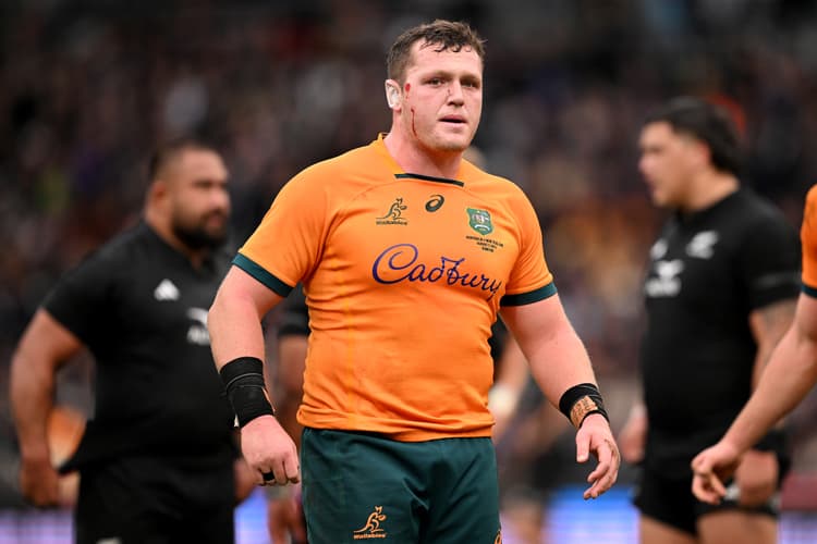 NSW Waratahs prop Angus Bell says he aspired to captain the Wallabies. Photo: Getty Images