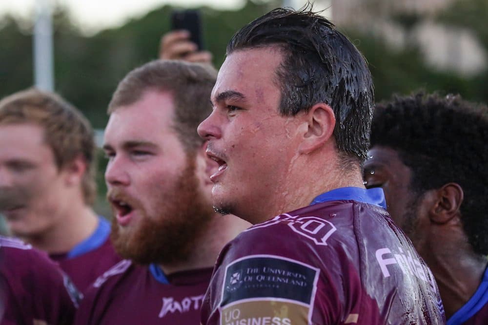 18 year old UQ hooker, Sean Farrell. Photo: QRU Media Unit