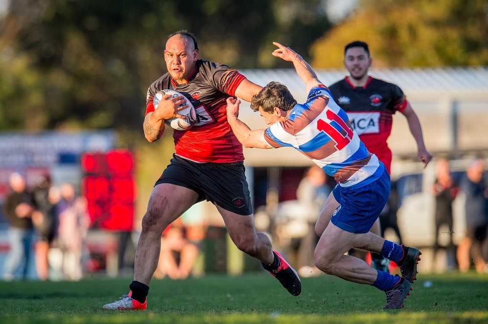 Despite the scoreline the Championship Division final was one of the most physical matchups of the season. Photo: Gordan Pettigrew/True Spirit Photos