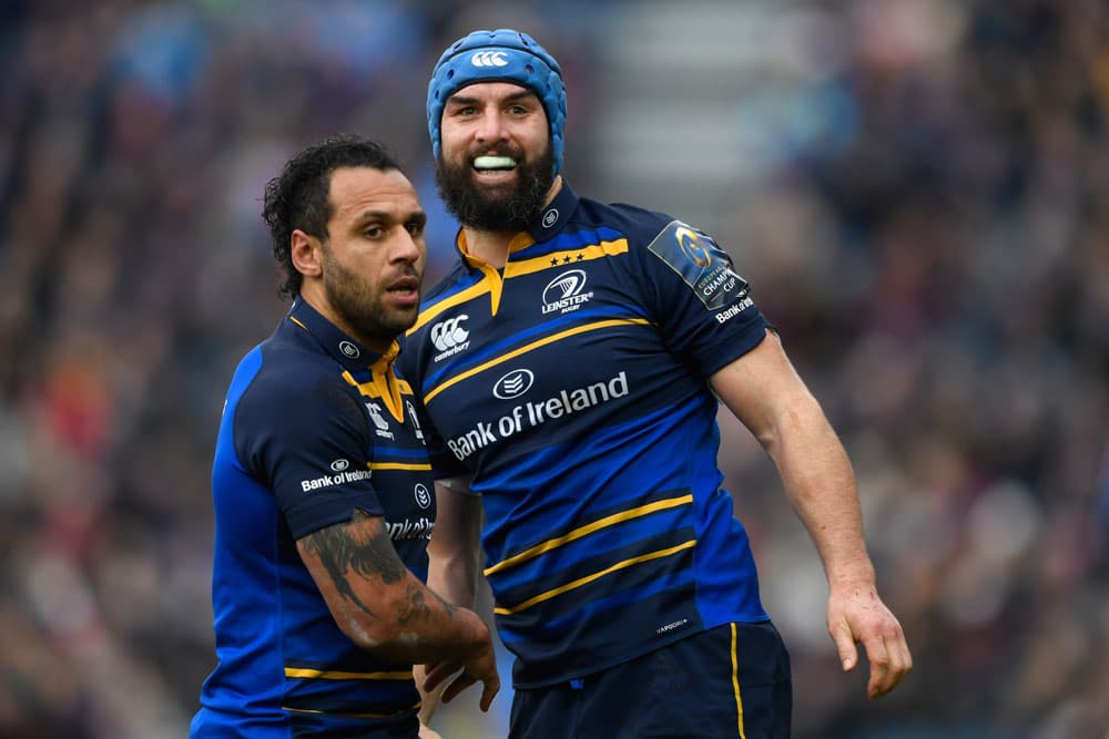 Scott Fardy featured for Leinster in their Champions Cup quarter-final. Photo: Getty Images