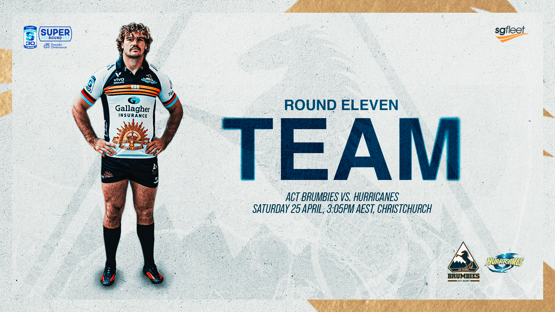 Brumbies Named for ANZAC Day Encounter with Hurricanes