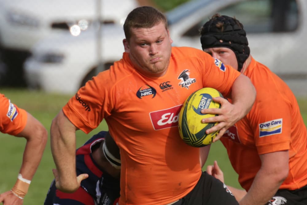 Tom Robertson played the first half of the Round Three game before having to meet-up with the Wallabies in Perth. Photo: AJF Photography
