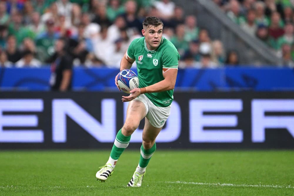 Jack Crowley kicked a record 12 conversions. Source: Getty