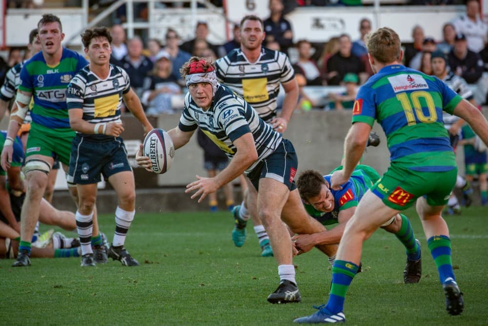 Junior Wallabies captain Fraser McReight was outstanding for Brothers in their Queensland Premier Rugby major semi-final win over GPS. Photo: QRU Media/Brendan Hertel