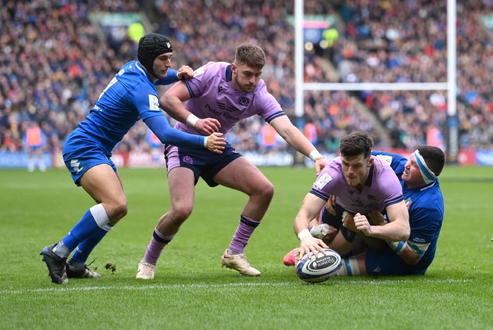 Scotland survived a scare from Italy to finish their Six Nations on a high. Photo: Getty Images