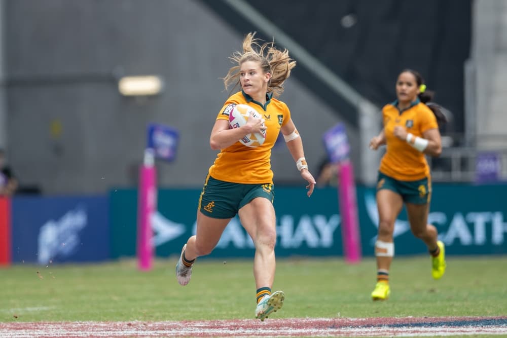 The Aussies fell to New Zealand in the Hong Kong Final as part of the SVNS World Championship. Photo: World Rugby