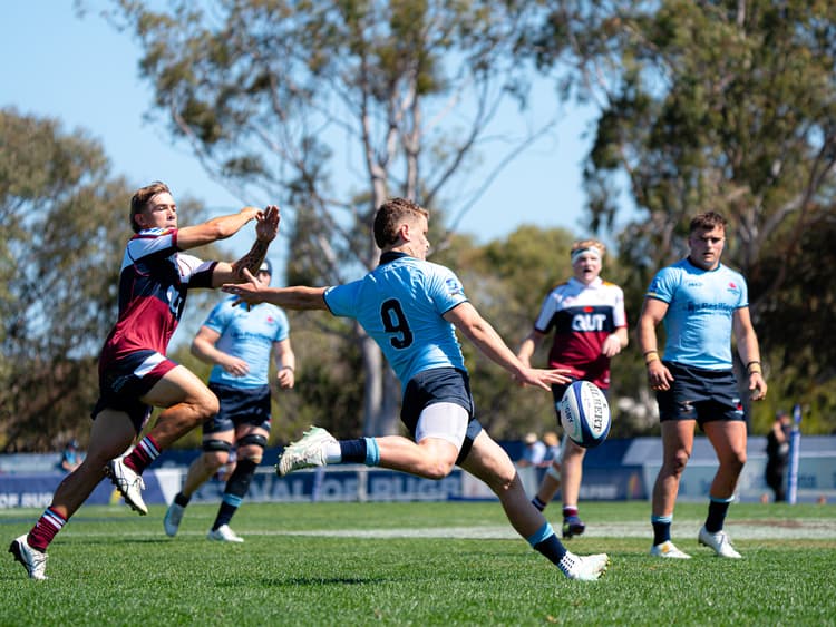 Scrum half Same Blank kicking