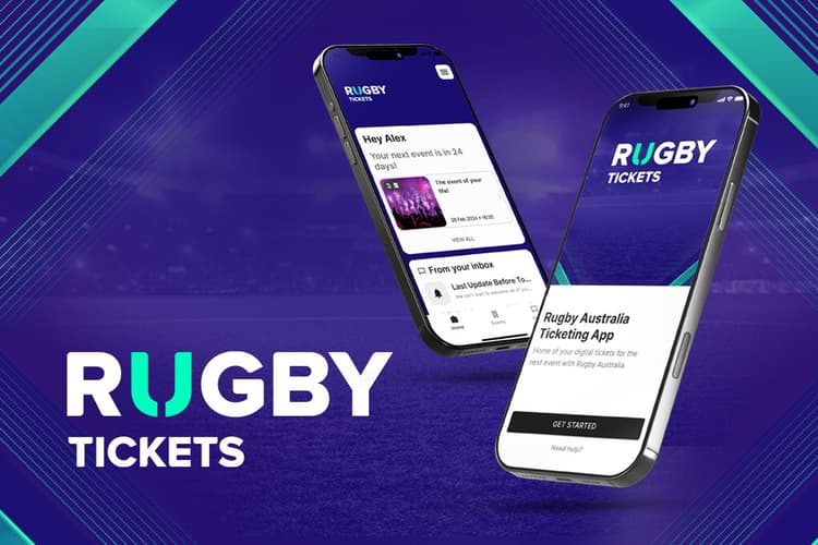 Rugby Australia has created its own Tickets App ahead of the Lions Tour. Photo Supplied