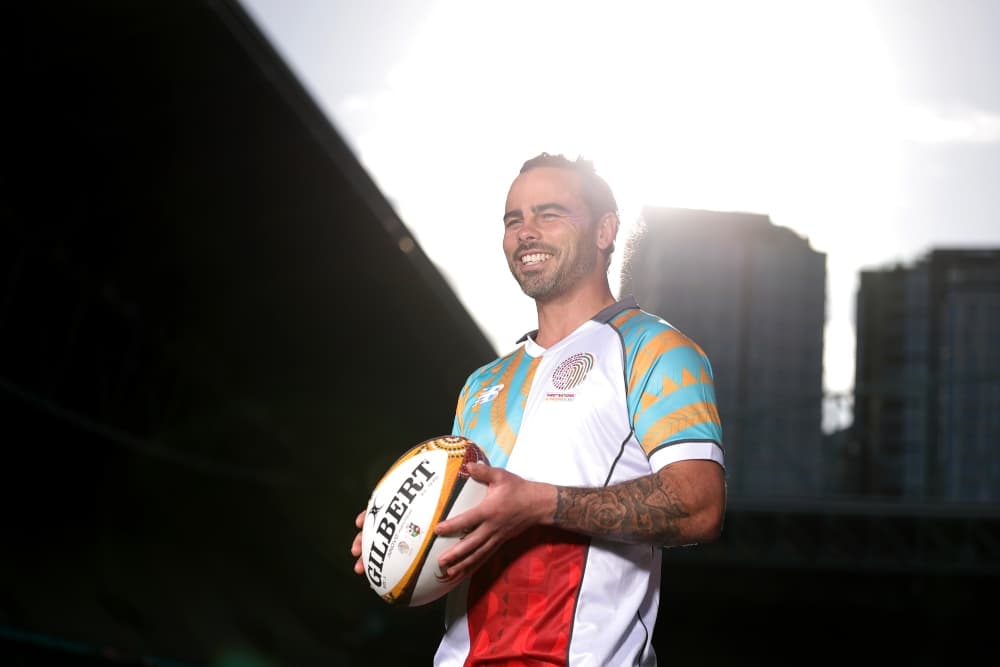 Andy Muirhead is embracing his chance to show off his culture whilst pressing for a Wallabies call-up. Photo: Getty Images