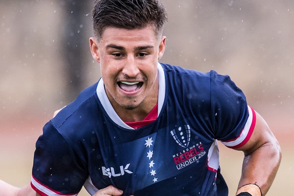 Promising youngster Harrison Goddard was once again a standout for the young Rebels. Photo: RUGBY.com.au Stuart Walmsley