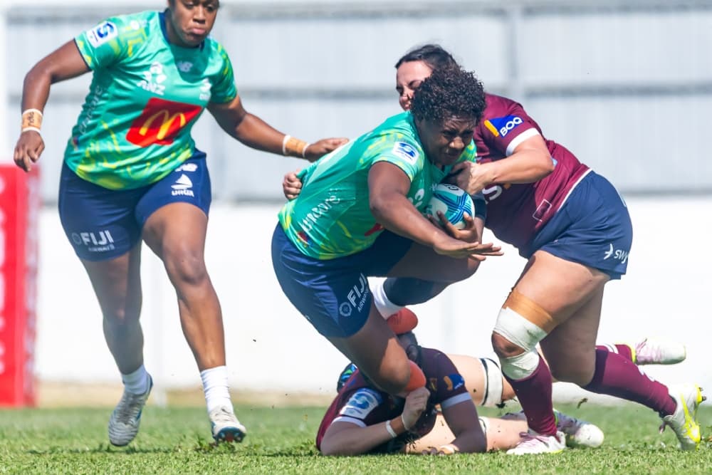 The Fijian Drua will host the NSW Waratahs in the 2026 Super Rugby W Final. Photo: Getty Images