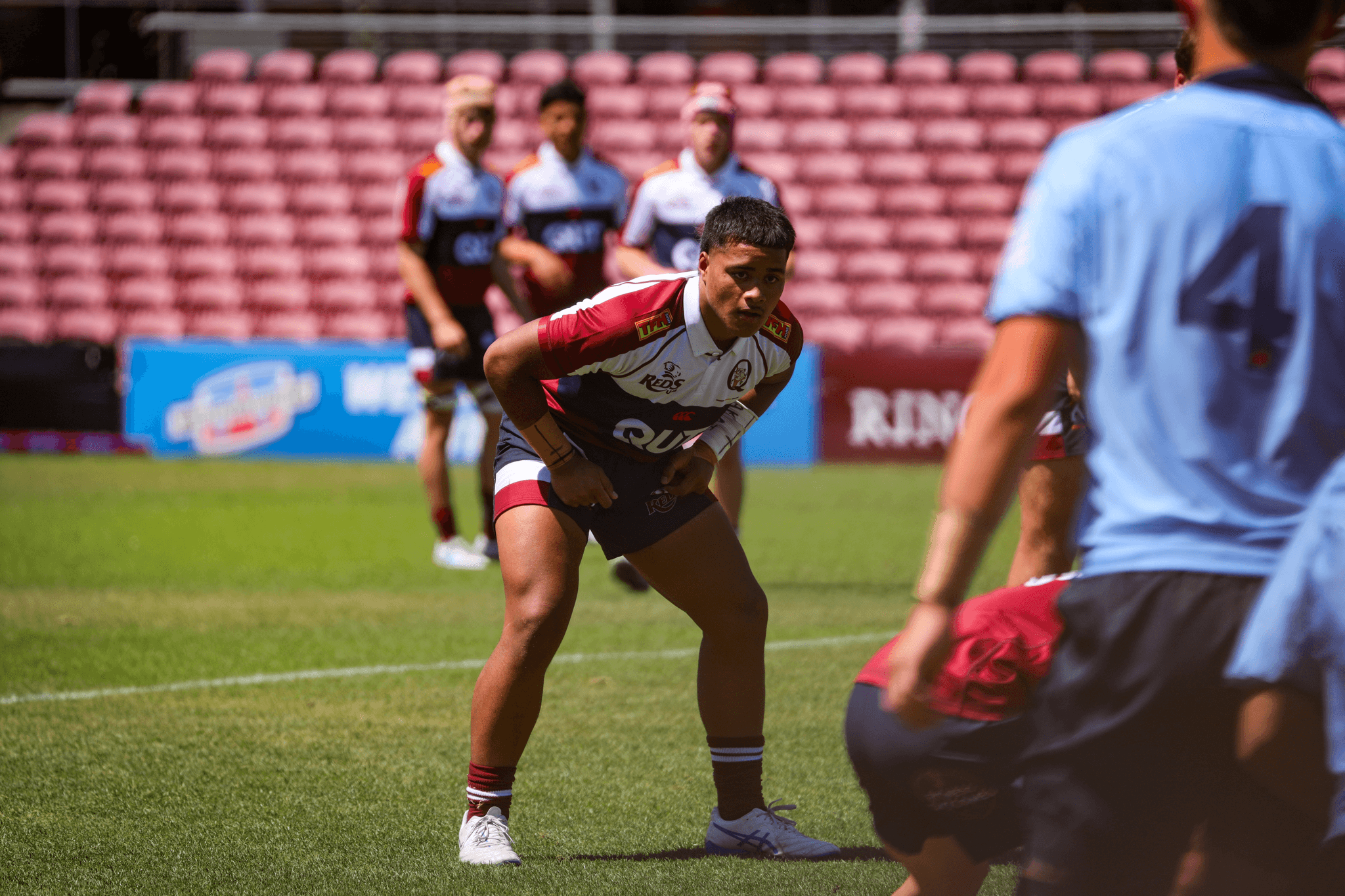 Reds U16s forward Nelsoni Takai...impact off the bench against Victoria