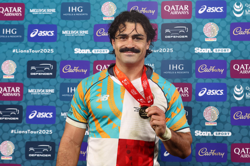 Charlie Gamble has had a stellar Lions tour, with many considering the Waratah a future Wallaby. Source: Getty.