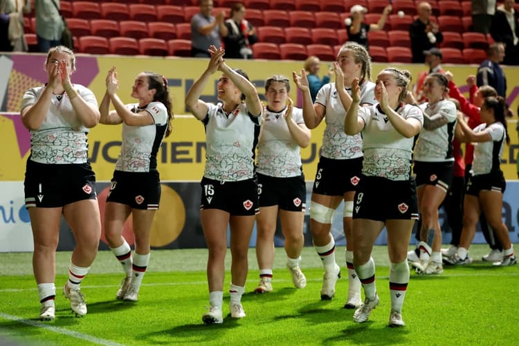 Canada are setting their sights on the World Cup trophy after knocking off New Zealand in Bristol. Photo: Getty Images
