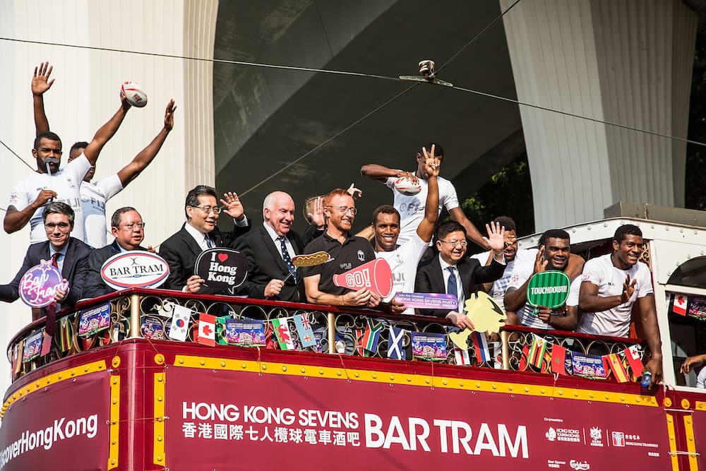 Fiji, a crowd favourite in Hong Kong. Are they favourites to win gold? Photo: Getty Images.