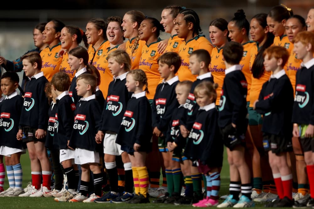 The Wallaroos reflect on what it means to play on ANZAC Day. Photo: Getty Images