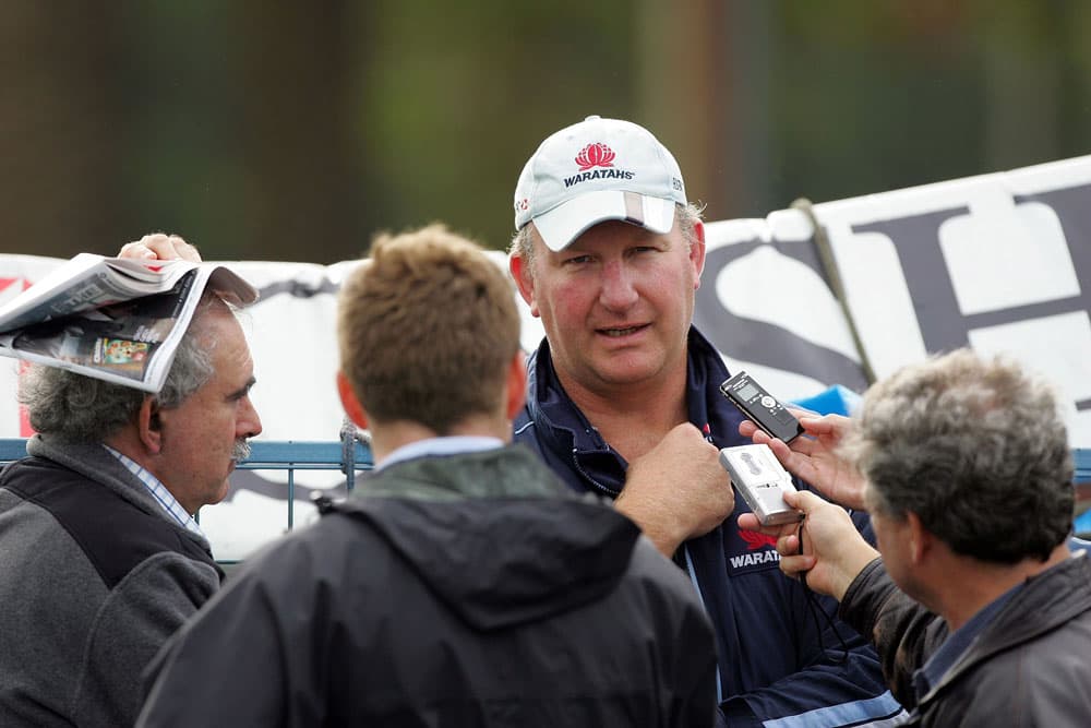 Steve Tuynman during his time with the Waratahs. Photo: Getty Images