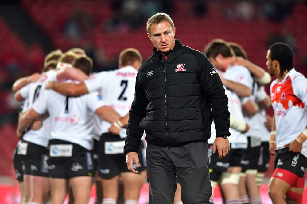 Johan Ackermann is leaving the Lions. Photo: Getty Images"