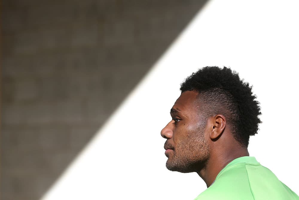 Samu Kerevi all smiles ahead of Test debut. Photo: ARU Media/Stu Walmsley
