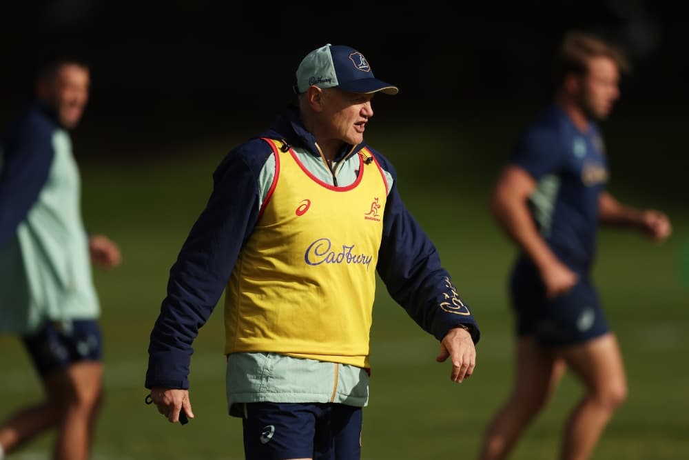 Joe Schmidt will stay on as Wallabies coach until the middle of 2026. Photo: Getty Images