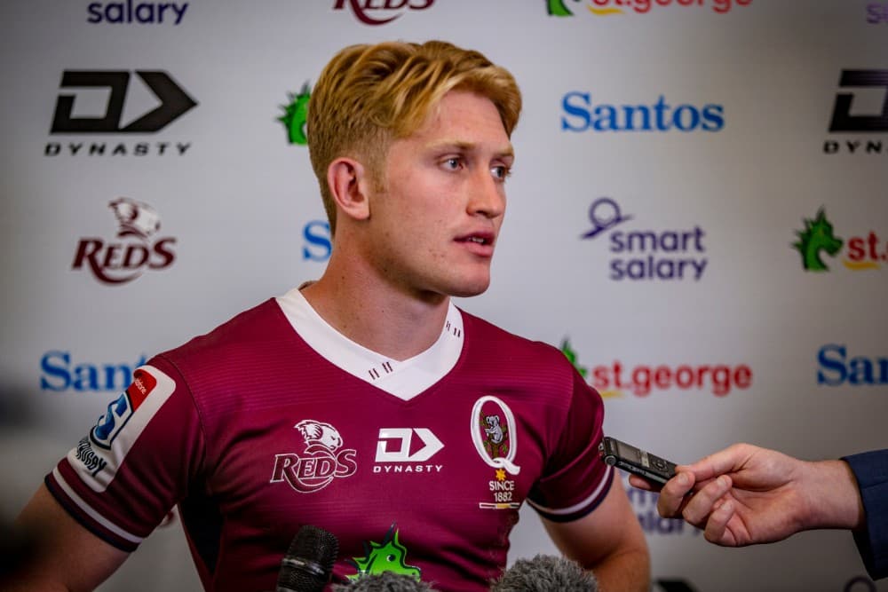 Isaac Lucas has re-signed with the Reds until 2023. Photo: QRU Media/Brendan Hertel 