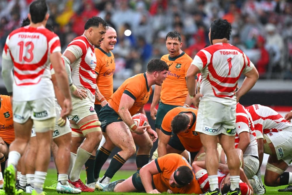 Perth-born flanker Carlo Tizzano is set for his maiden Wallabies start in 2026 against Italy. Photo: Getty Images