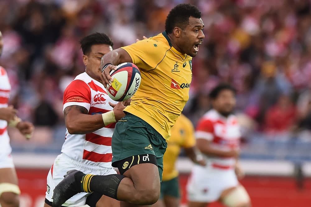 Samu Kerevi felt free in Japan. Photo: Getty Images