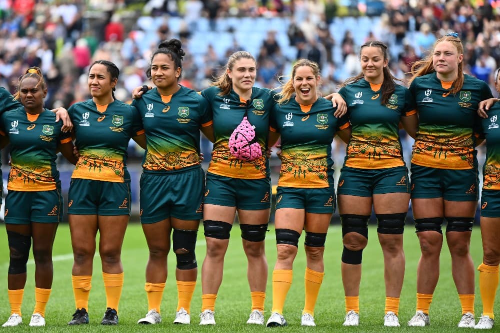 The Wallaroos will play England in the quarter-finals of Rugby World Cup 2021. Photo: Getty Images