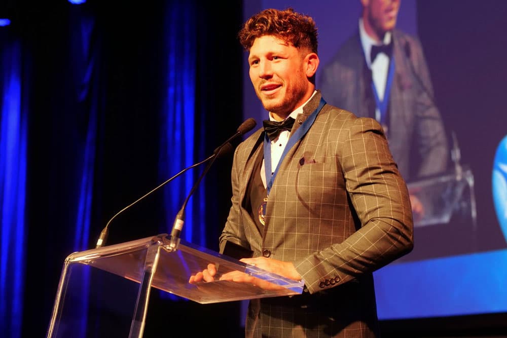 Brynard Stander was recognised by his peers for a standout season. Photo: Western Force