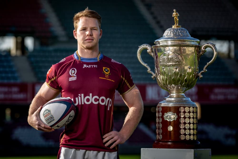 University of Queensland captain James Dalgleish is looking to get his team through to the Queensland Premier Rugby grand final. Photo: QRU Media/Brendan Hertel 
