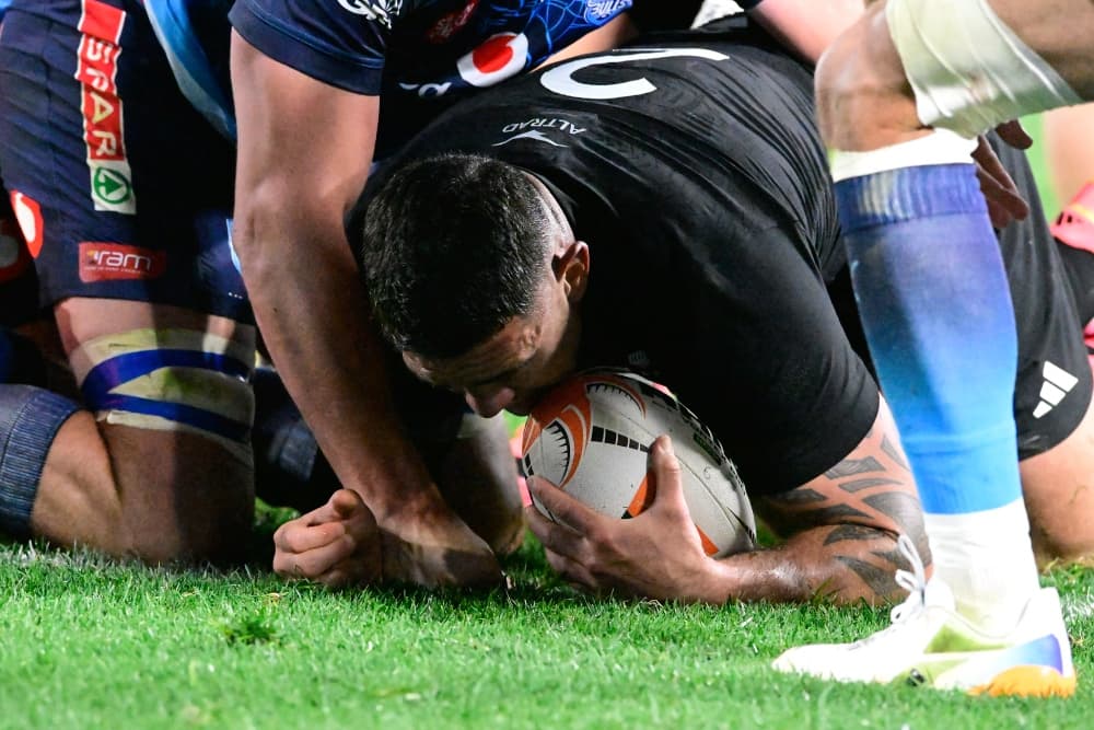 Codie Taylor scored twice as the All Blacks easily accounted for the Bulls. Photo: Getty Images