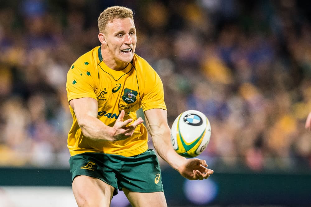 Reece Hodge is the Wallabies' Mr Fixit. Photo: RUGBY.com.au/Stuart Walmsley